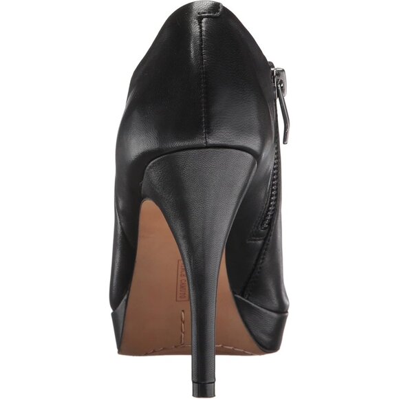Vince Camuto Women's Black Nappa Closed Pointed Toe High Heel Elvin Bootie - Picture 3 of 8